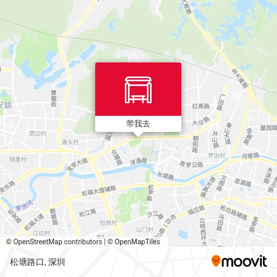 松塘路口地图