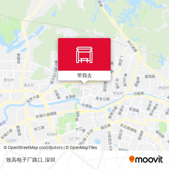 致高电子厂路口地图