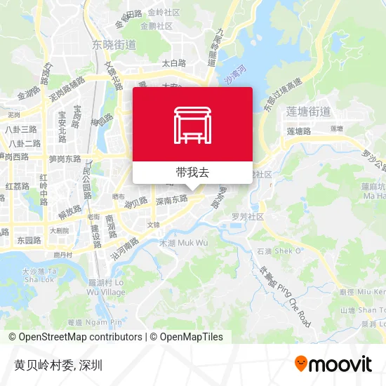 黄贝岭村委地图