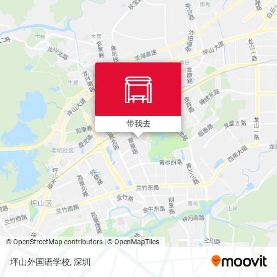 坪山外国语学校地图