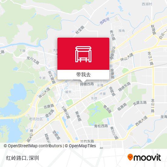 红岭路口地图