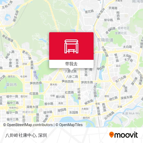 八卦岭社康中心地图