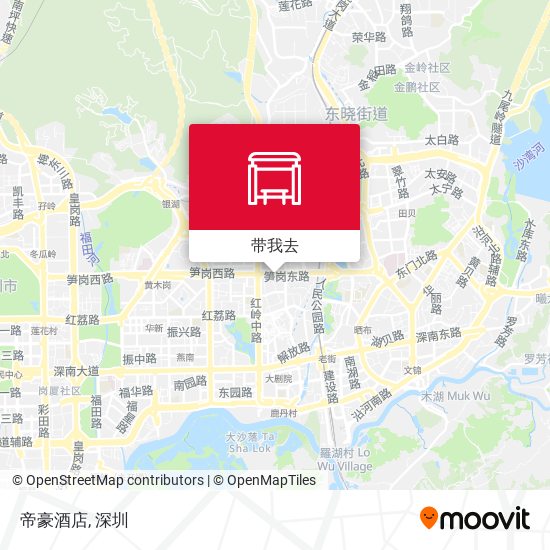 帝豪酒店地图