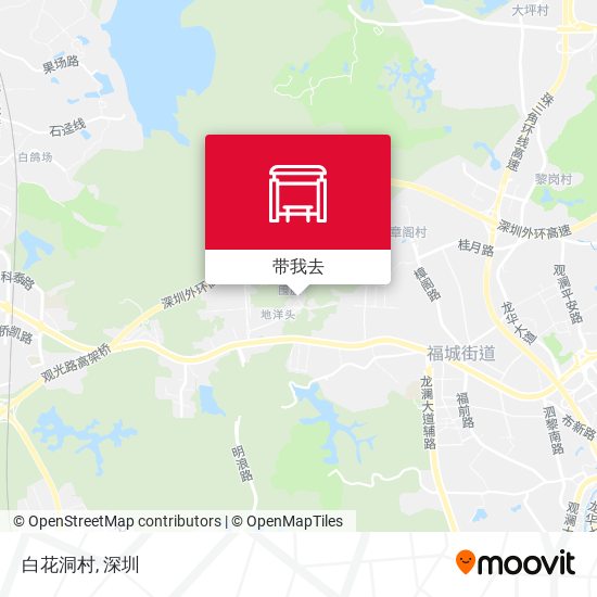 白花洞村地图