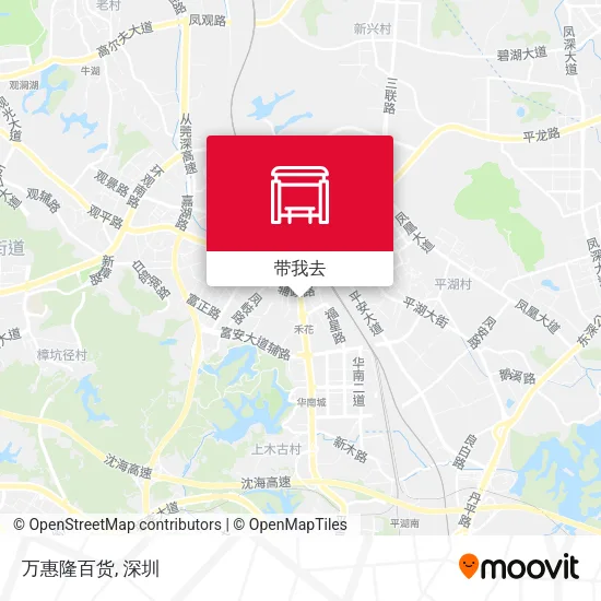 万惠隆百货地图