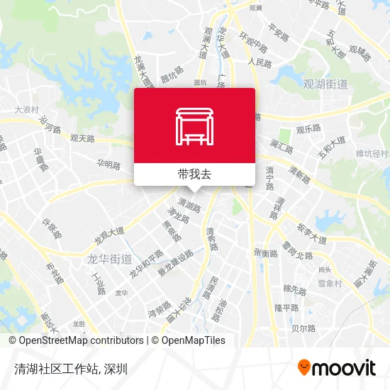 清湖社区工作站地图
