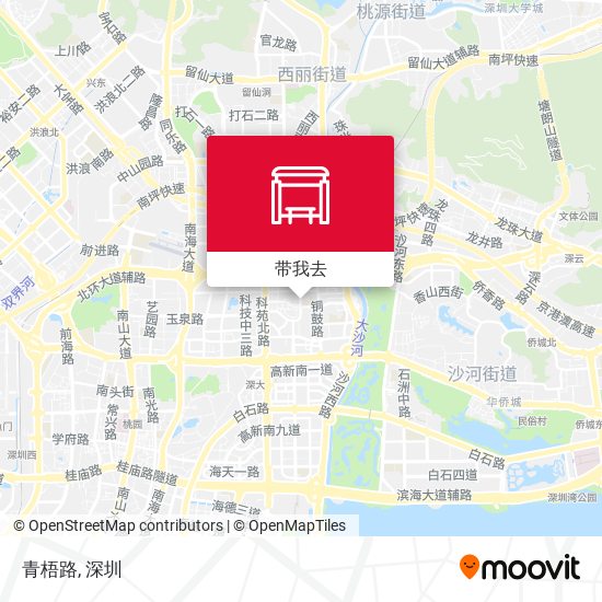 青梧路地图