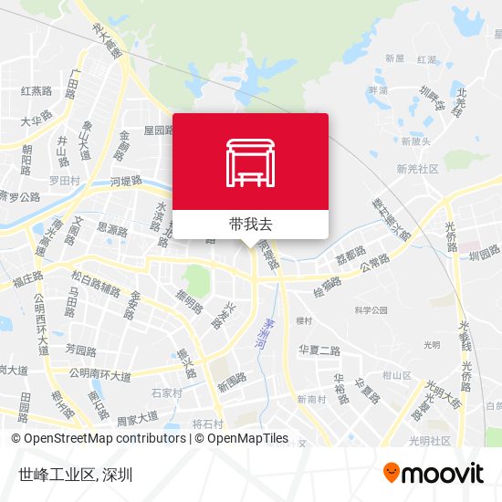 世峰工业区地图