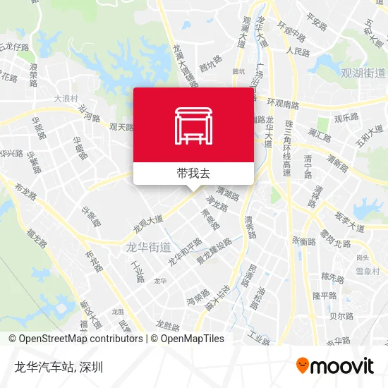 龙华汽车站地图