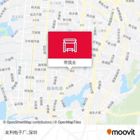 友利电子厂地图