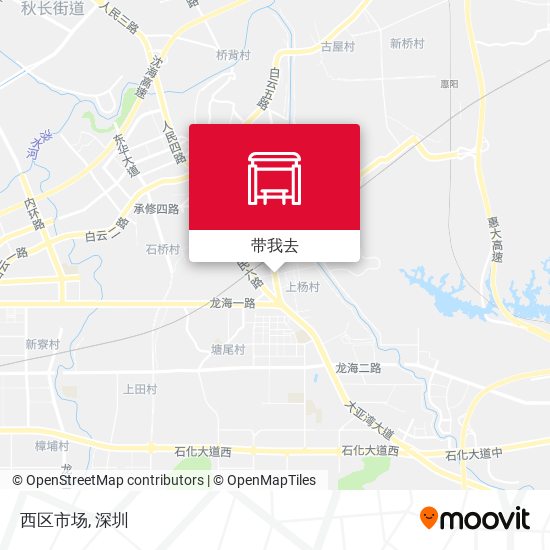 西区市场地图