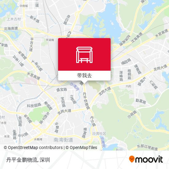 丹平金鹏物流地图