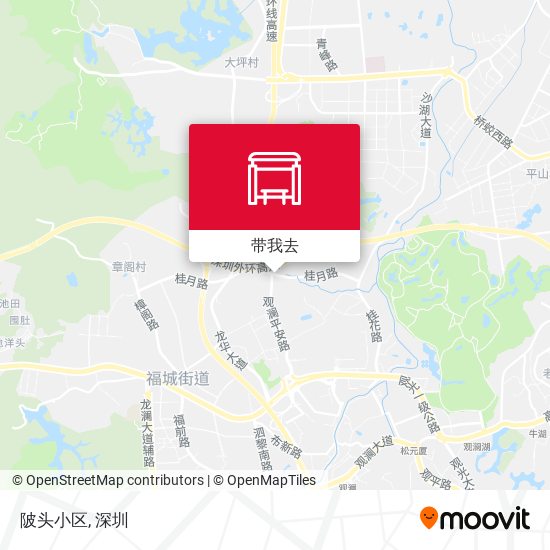 陂头小区地图