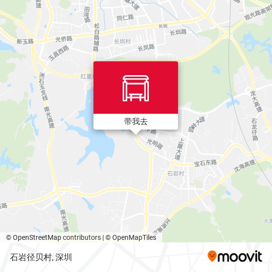 石岩径贝村地图