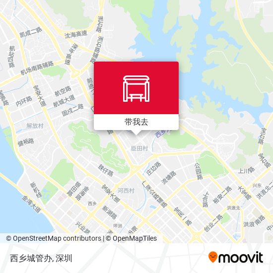 西乡城管办地图