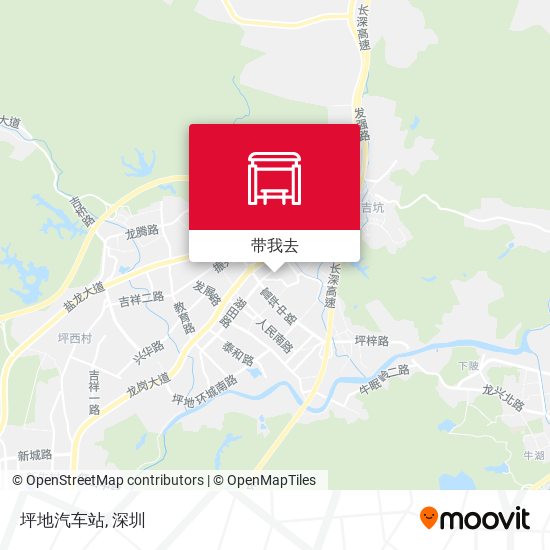 坪地汽车站地图