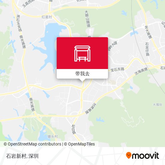 石岩新村地图