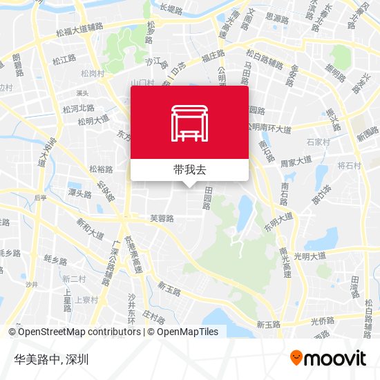 华美路中地图