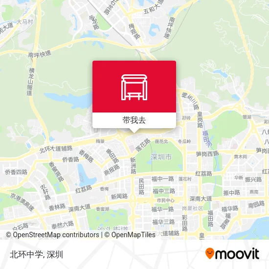 北环中学地图