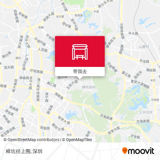 樟坑径上围地图