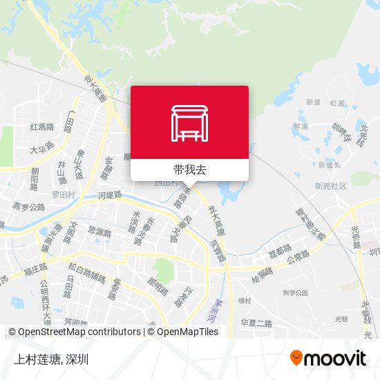 上村莲塘地图