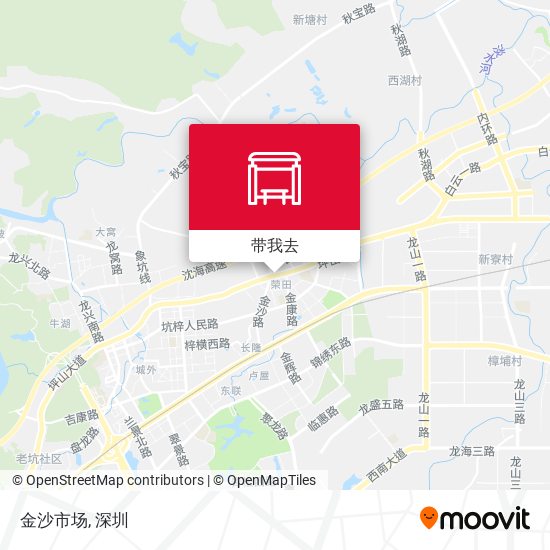 金沙市场地图