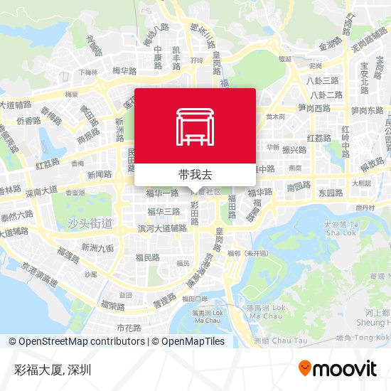 彩福大厦地图