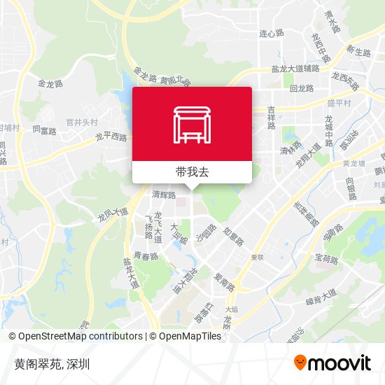 黄阁翠苑地图