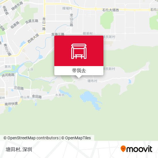 塘田村地图