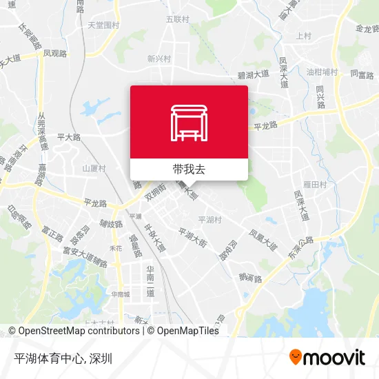 平湖体育中心地图