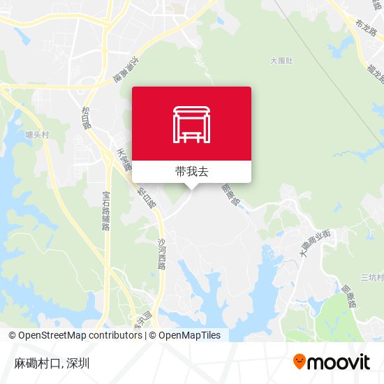 麻磡村口地图