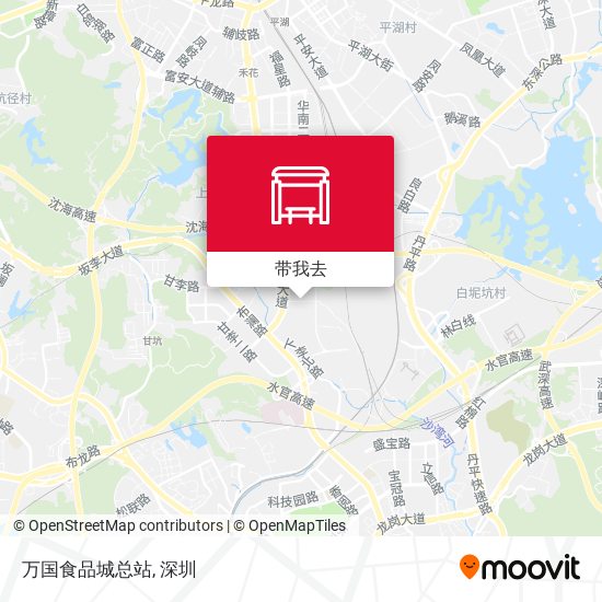 万国食品城总站地图