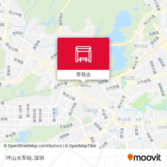 坪山火车站地图