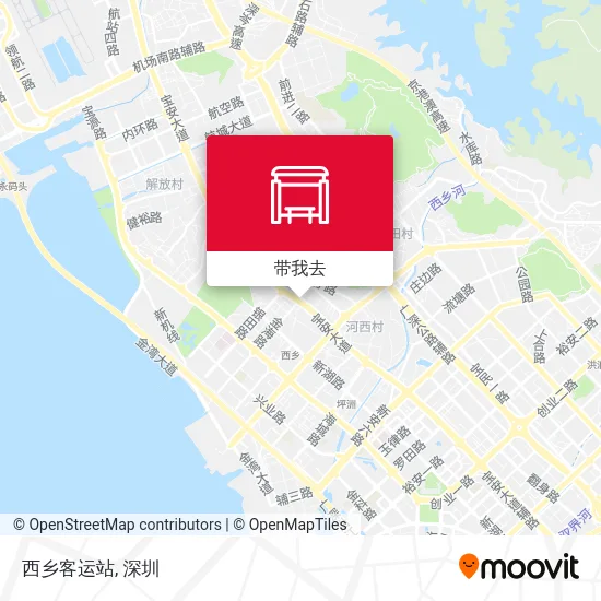 西乡客运站地图