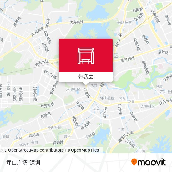 坪山广场地图
