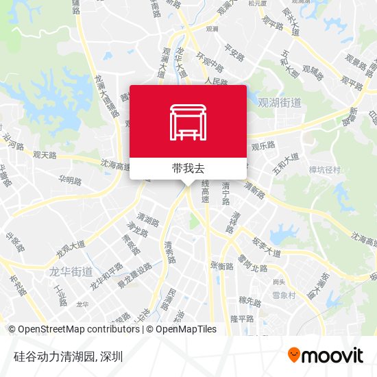 硅谷动力清湖园地图