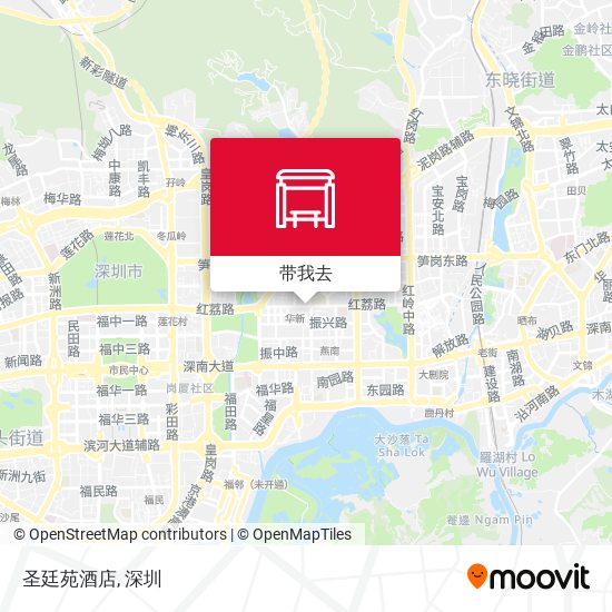 圣廷苑酒店地图