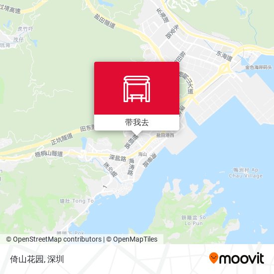 倚山花园地图