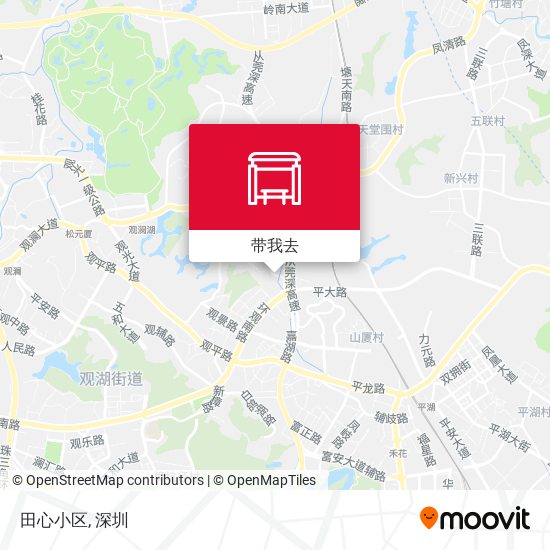 田心小区地图