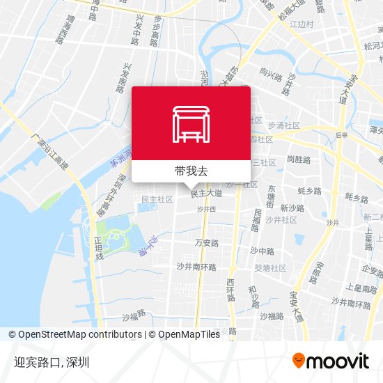 迎宾路口地图