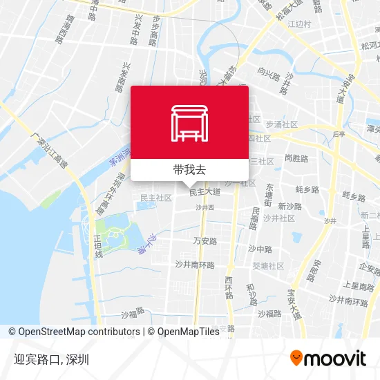 迎宾路口地图