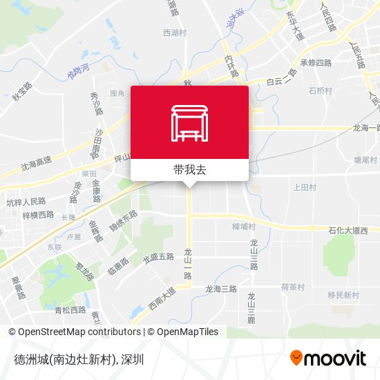 德洲城(南边灶新村)地图