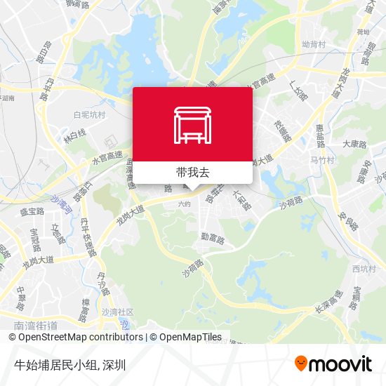 牛始埔居民小组地图