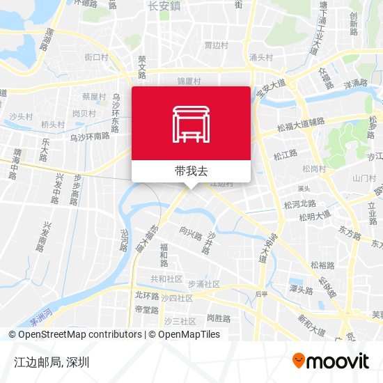 江边邮局地图