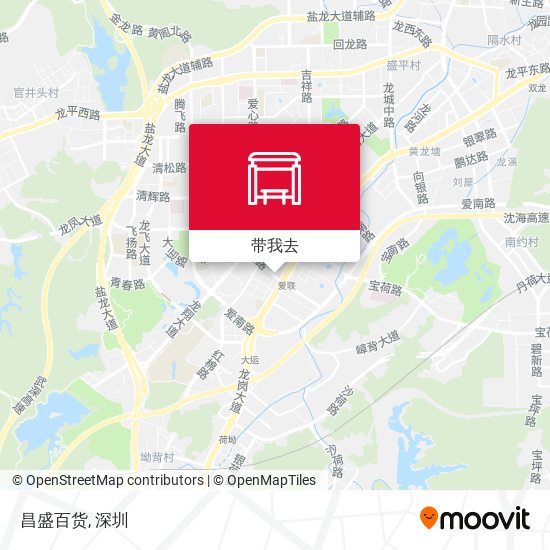 昌盛百货地图