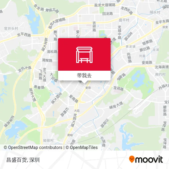 昌盛百货地图