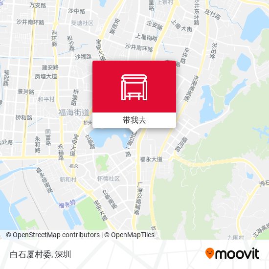 白石厦村委地图