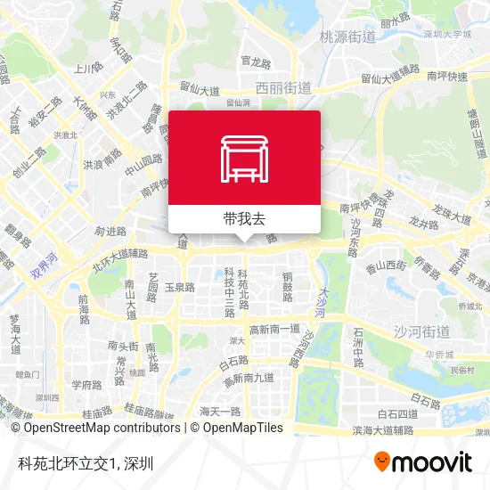 科苑北环立交1地图