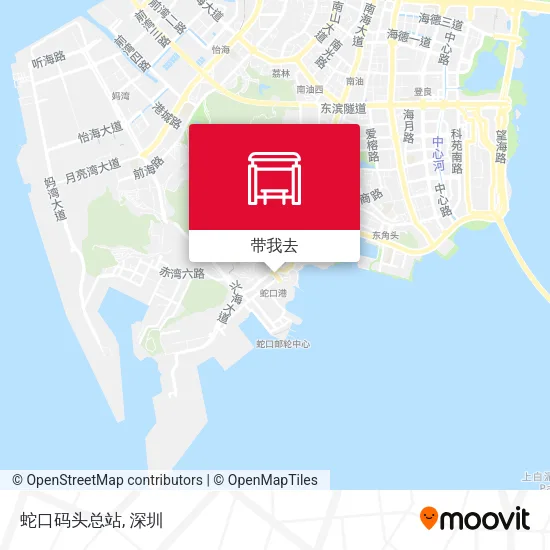 蛇口码头总站地图