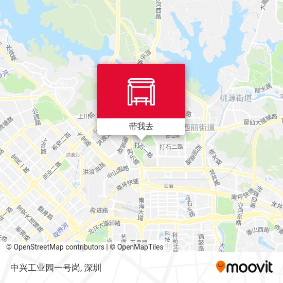 中兴工业园一号岗地图